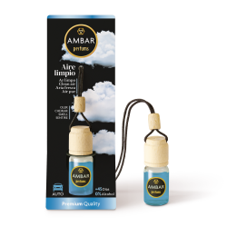 Odświeżacz powietrza do samochodu Clean Air - Perfumy Ambar - 6,5ml