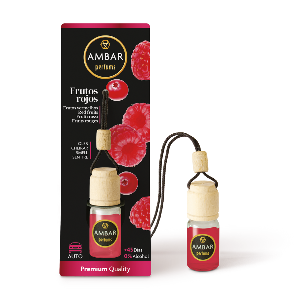 Ambientador Coche Frutos Rojos - Ambar Perfums - 6,5ml