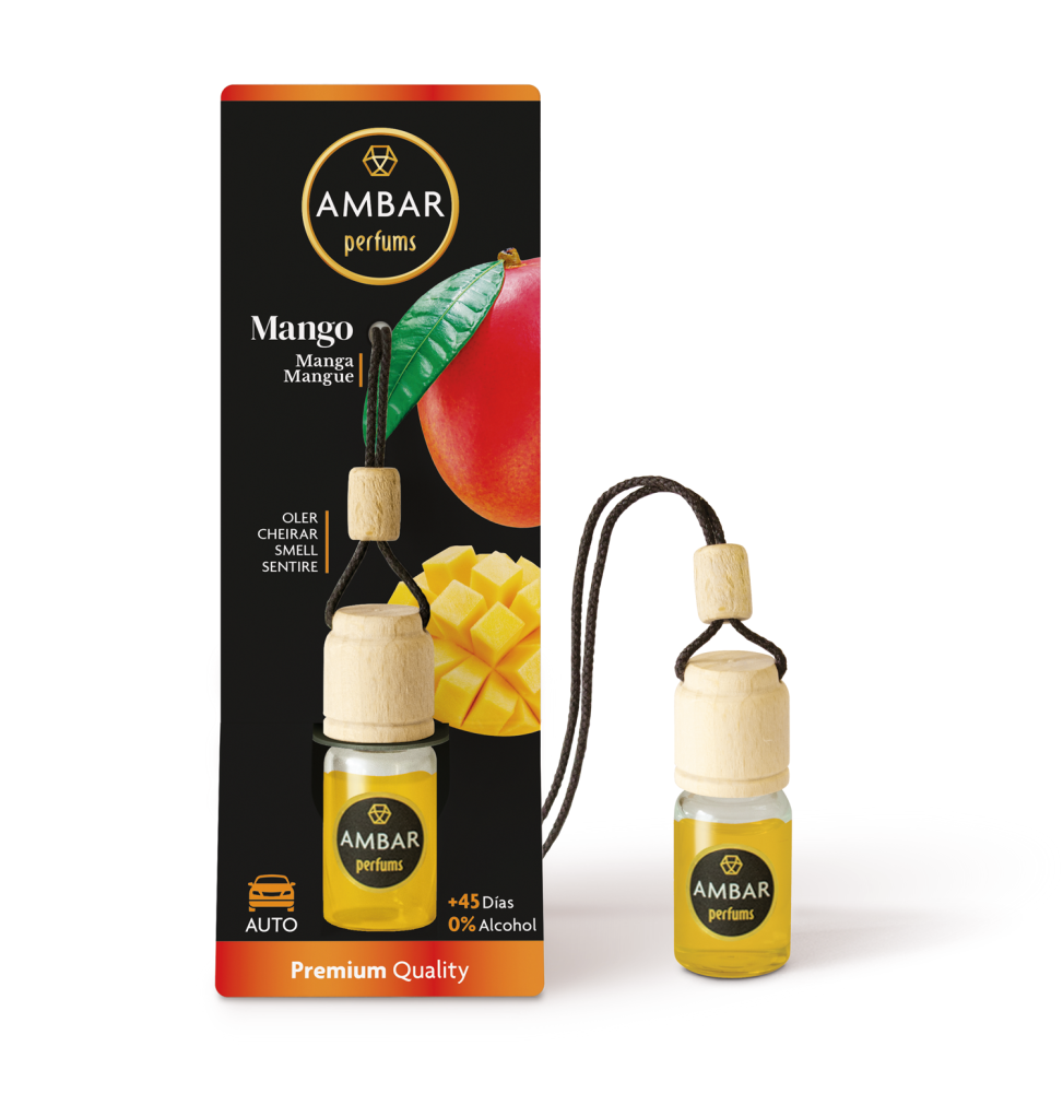 Ambientador Coche Mango - Ambar Perfums - 6,5ml-AMBIENTADORES COCHE AMBAR PERFUMS-HOSTENATURA