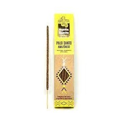 Amazoniako Palo Santo Sahumerio intsentsua - Espiritu mistikoak - Eskuz egindakoa - 8 makilak - Aura garbitzea eta oreka