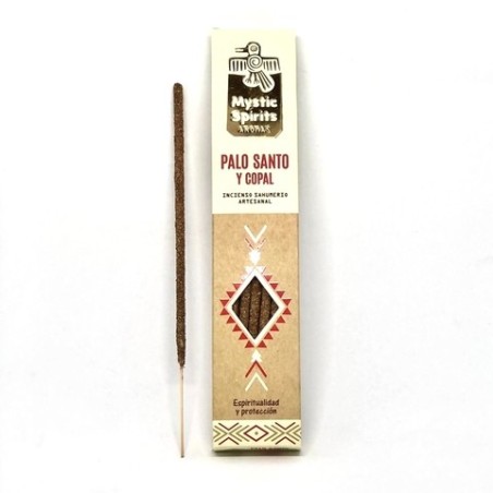 Incienso Sahumerio Palo Santo y Copal Mystic Spirits - Artesanal 8 varitas - Espiritualidad y protección
