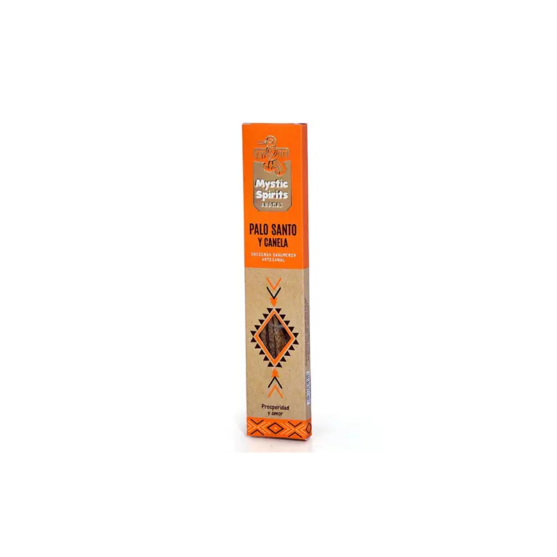 Encens Sahumerio Palo Santo i Canela Mystic Spirits - Artesanal - 8 varetes - Prosperitat i Amor-MYSTIC SPIRITS-HOSTENATURA