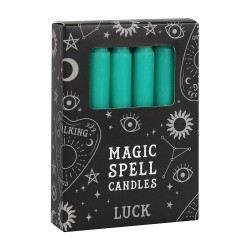 BOUGIES MAGIQUES - CHANCE - CHANCE - PACK 12 BOUGIES VERTES - SPIRIT OF EQUINOX