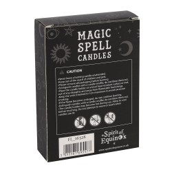 BOUGIES MAGIC SPELL - PACK 12 BOUGIES DE COULEURS VARIÉES - SPIRIT OF EQUINOX