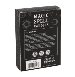 VELAS MAGICAS - MAGIC SPELL CANDLES - PEACE - PAZ - PAQUETE 12 VELAS AZUL CLARO - SPIRIT OF EQUINOX