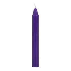 MAGIC SPELL CANDLES - PROSPERITY - 12 PURPLE CANDLES - SPIRIT OF EQUINOX