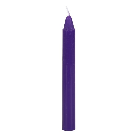 ESPELMES MÀGIQUES - MAGIC SPELL CANDLES - PROSPERITY - PROSPERITAT - PAQUET 12 ESPELMES MORADES - SPIRIT OF EQUINOX