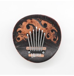 Kalimba Coco Antiguo - Instrumento musical de madera - Hecho a mano en Indonesia
