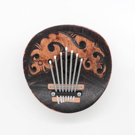 Kalimba Antique Coco - Wooden Musical Instrument - Handmade in Indonesia