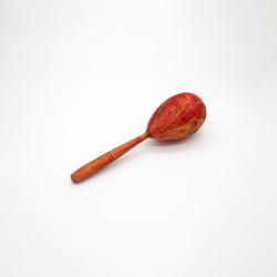 Maracas Rattle - Simple - Egurrezko musika tresnak - Eskuz egina Indonesian