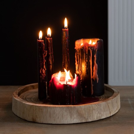 VELA PILAR SANGRE DE VAMPIRO 7,5CM - VAMPIRE TEARS CANDLE - SPIRIT OF EQUINOX