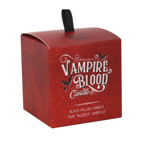 VELA DE PILAR PEQUEÑA SANGRE DE VAMPIRO 7,6CM - VAMPIRE BLOOD PILLAR CANDLE - SPIRIT OF EQUINOX