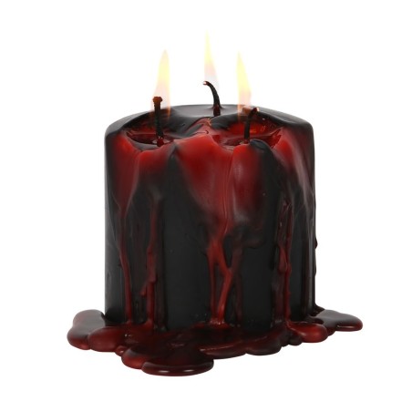 VELA DE PILAR PEQUEÑA SANGRE DE VAMPIRO 7,6CM - VAMPIRE BLOOD PILLAR CANDLE - SPIRIT OF EQUINOX