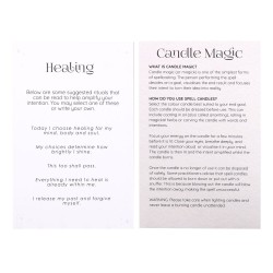 SPELL CANDLES SPELL CANDLES - HEALING - PACK 12 WHITE CANDLES - SPIRIT OF EQUINOX