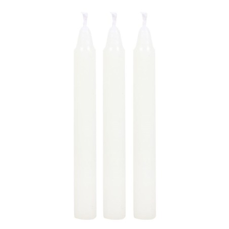 VELAS DE FEITIÇO VELAS DE FEITIÇO - CURA - CURA - PACOTE DE 12 VELAS BRANCAS - SPIRIT OF EQUINOX