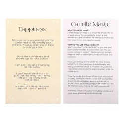 SPELL CANDLES SPELL CANDLES - HAPPINESS - 12 YELLOW CANDLES PACK - SPIRIT OF EQUINOX