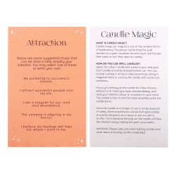 SPELL CANDLES SPELL CANDLES - ATTRACTION - PACK 12 ORANGE CANDLES - SPIRIT OF EQUINOX