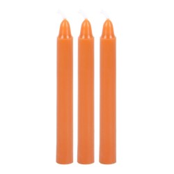 BOUGIES MAGIQUES BOUGIES MAGIQUES - ATTRACTION - PAQUET DE 12 BOUGIES ORANGE - SPIRIT OF EQUINOX