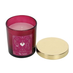 TAROT CANDLE THE PINK LOVERS - TAROT THE LOVERS VI - SPIRIT OF EQUINOX