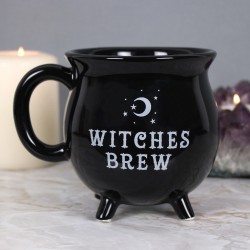 TASSA NEGRA CALDER PREPARACIÓ DE BRUIXES - WITCHES BREW CAULDRON MUG - 500ML - SPIRIT OF EQUINOX