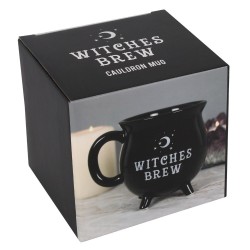 TASSA NEGRA CALDER PREPARACIÓ DE BRUIXES - WITCHES BREW CAULDRON MUG - 500ML - SPIRIT OF EQUINOX