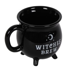 TASSA NEGRA CALDER PREPARACIÓ DE BRUIXES - WITCHES BREW CAULDRON MUG - 500ML - SPIRIT OF EQUINOX