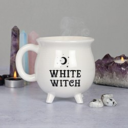 TASSA CALDER PREPARACIÓ DE BRUIXES BLANCA - WHITE WITCH CAULDRON MUG - 500ML - SPIRIT OF EQUINOX