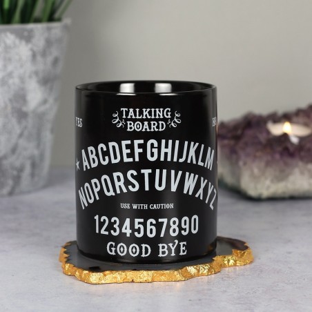 Taza de Café Negra Ouija - Talking Board Mug - Spirit of Equinox