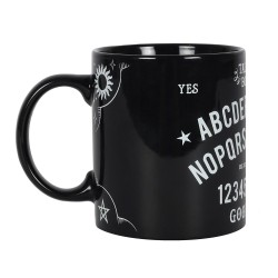 Caneca de café preta Ouija - Caneca de tabuleiro falante - Espírito do Equinócio