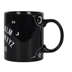 Caneca de café preta Ouija - Caneca de tabuleiro falante - Espírito do Equinócio