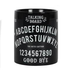 Caneca de café preta Ouija - Caneca de tabuleiro falante - Espírito do Equinócio