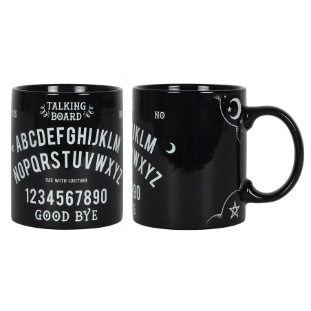 Kubek do czarnej kawy Ouija - Kubek z mówiącą tablicą - Duch Równonocy