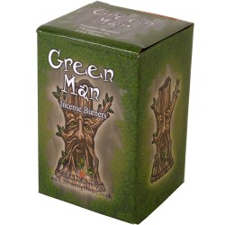 Green Men's Incense Cone Burner 12cm - Tree Man Incense Cone Holder - Tree shape burner - Spirit of Equinox