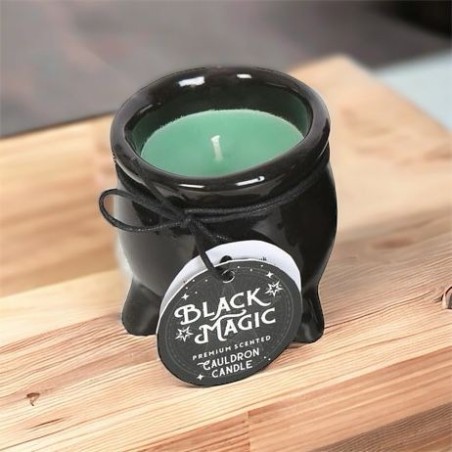 Vela Verde Aromática en Caldero Enebro y Eucalipto - Suerte - Luck - Spirit of Equinox