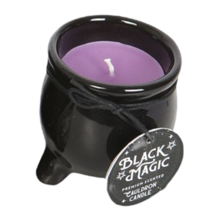 Paarse aromatische kaars in lavendel- en rozemarijnketel - Welvaart - Welvaart - 7,8 cm - Spirit of Equinox