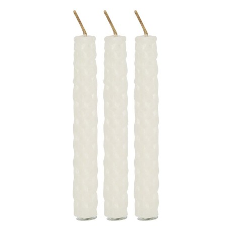 Witte bijenwaskaarsen 11x5x5cm Spells - Pack van 6 kaarsen - Blessed Bee Bijenwaskaarsen - Spirit of Equinox