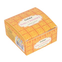 GOLOKA Nag Champa Kaars in blik - 50gr - 6 uur