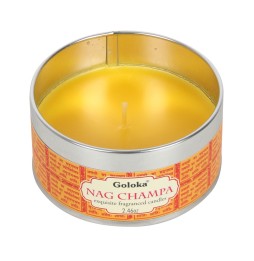 GOLOKA Vela Nag Champa en lata - 50gr - 6 horas