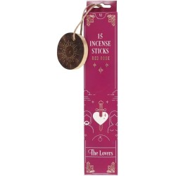 Incense Tarot The Pink Lovers - Major Arcana VI - The Lovers Tarot - Spirit of Equinox - 15 bars + Incense holder