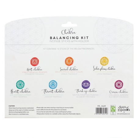 Chakra Balancing Räucherstäbchen Kit - Geist der Tagundnachtgleiche