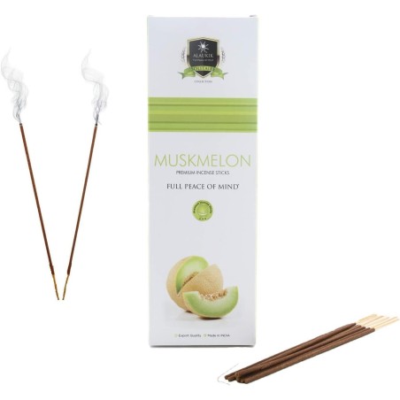 Encens Alaukik Meló - Muskmelon - Xuix de Meló - Paquet Gran 90gr - 55-65 varetes - Fet a Índia