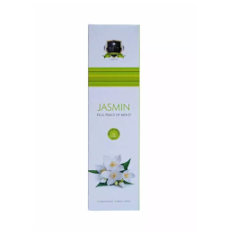 Alaukik Jazmin Räucherstäbchen – Jasmin – Großpackung 90 g – 55–65 Stäbchen – hergestellt in Indien