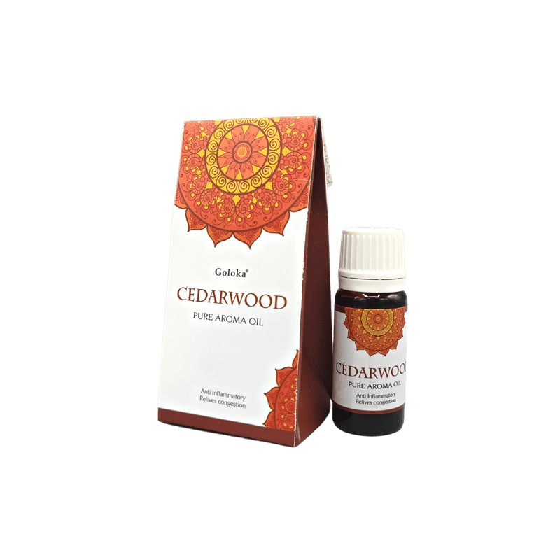 CEDARWOOD ESSENCE AROMATIC OIL - CEDARWOOD - GOLOKA - 10ml-GOLOKA FRAGRANCE OILS-HOSTENATURA