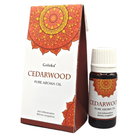 ACEITE AROMÁTICO ESENCIA MADERA DE CEDRO - CEDARWOOD - GOLOKA - 10ml