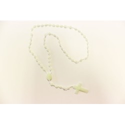 Fluorescent Plastic Rosary - Protection and devotion