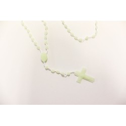 Fluorescent Plastic Rosary - Protection and devotion