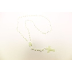 Fluorescent Plastic Rosary - Protection and devotion