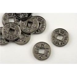 I Ching (I-ching) Pièces en Or Ancien - Lot de 3 pièces avec instructions