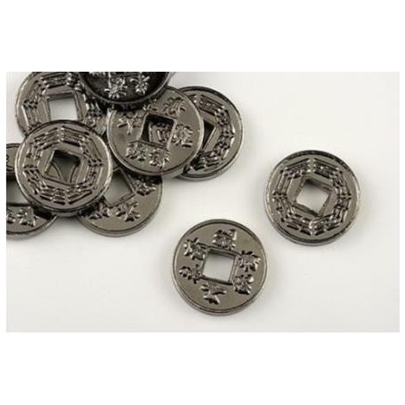 I Ching (I-ching) Pièces en Or Ancien - Lot de 3 pièces avec instructions