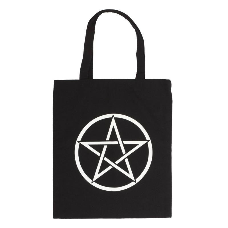 Borsa in tessuto Pentagramma - 40x35 cm - Spirito dell'equinozio-BORSE IN COTONE 100%.-HOSTENATURA